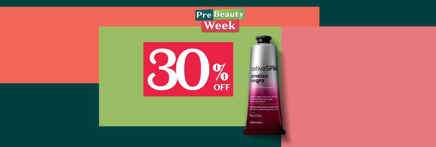Promoções até 30% off