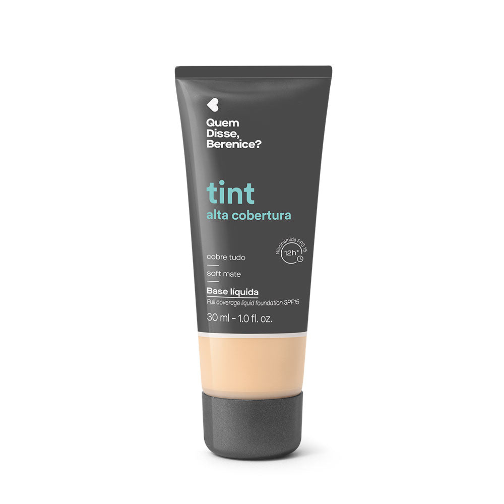 Base Líquida Alta Cobertura, 30ml