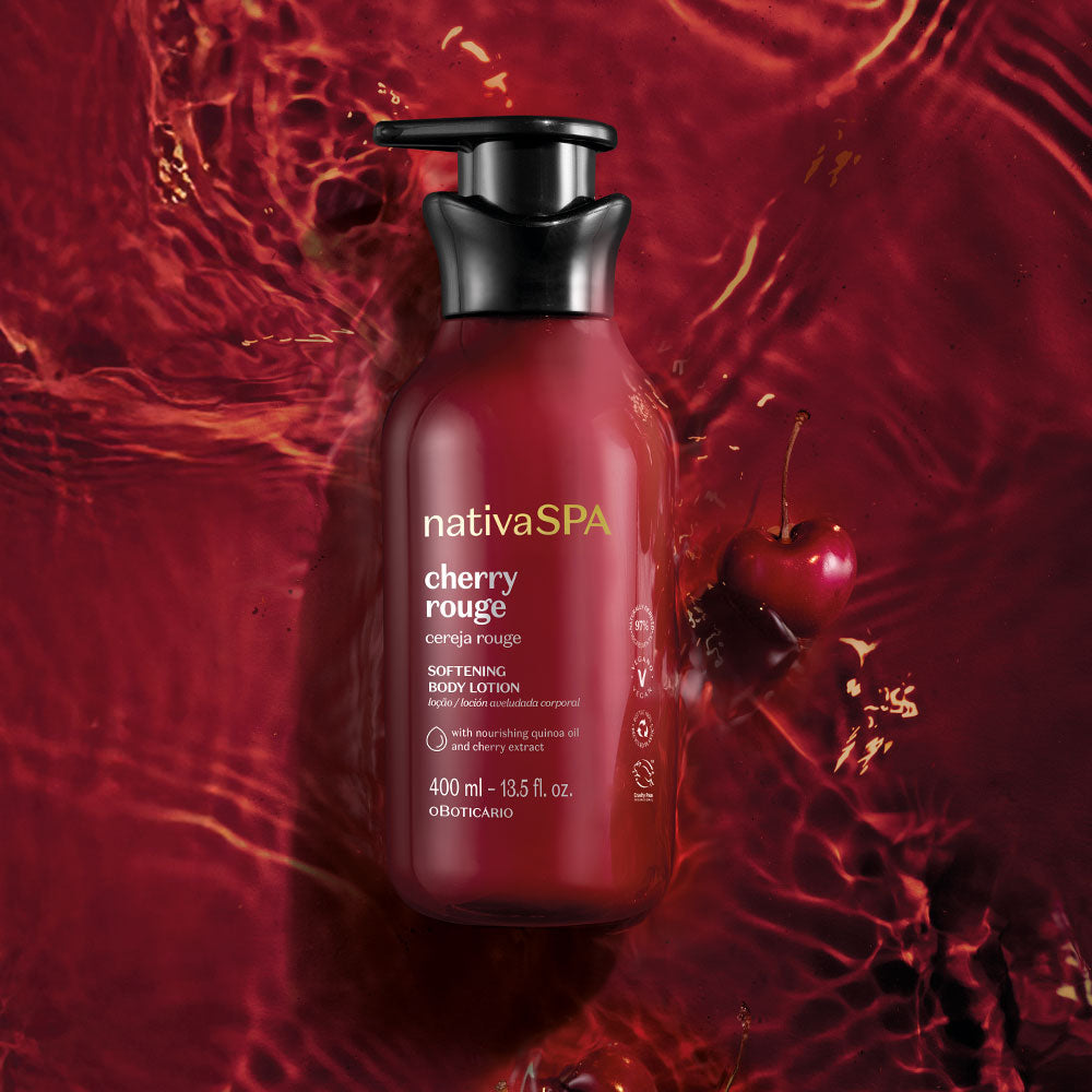 Loção Corporal Aveludada Nativa Spa Cereja Rouge 400ml