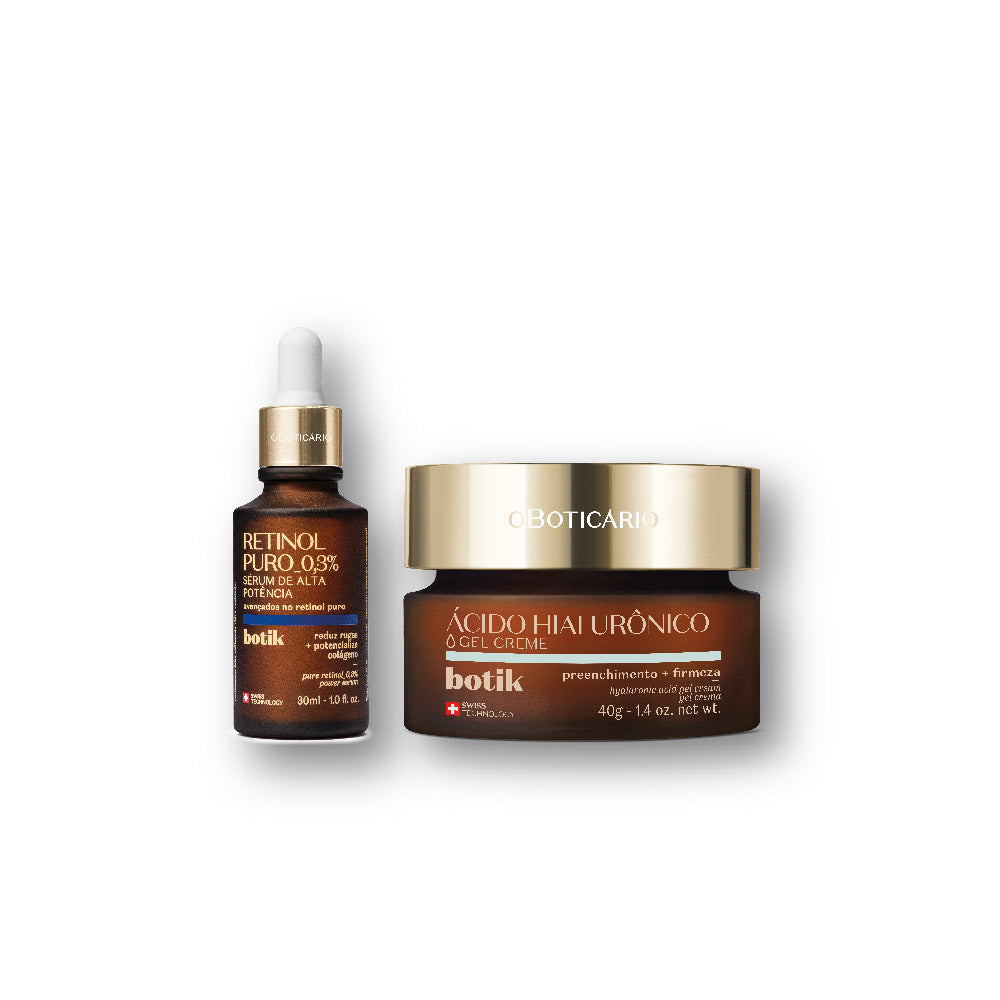 Kit Botik Avançados Retinol Peles Oleosas e Mistas