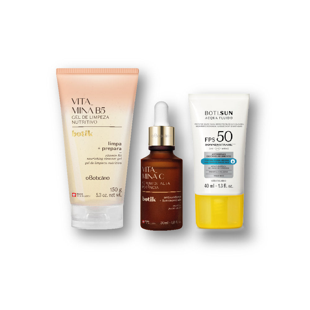 Kit Botik SOS Luminosidade Todos os Tipos de Pele