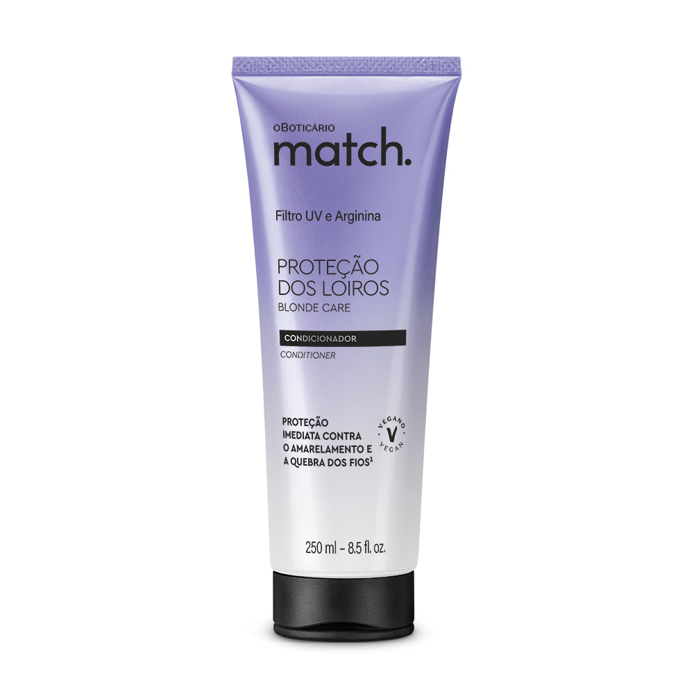 Condicionador Matizador Match Proteção dos Loiros, 250ml