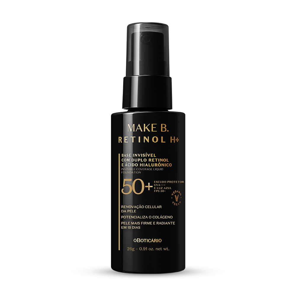 Base Líquida FPS50 + Retinol H+ Make B.