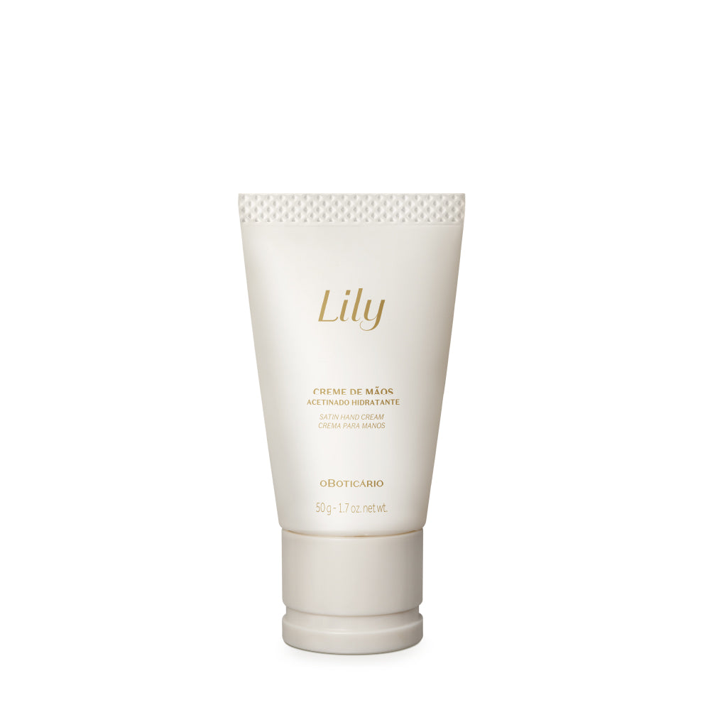 Creme de Mãos Acetinado Hidratante Lily, 50g