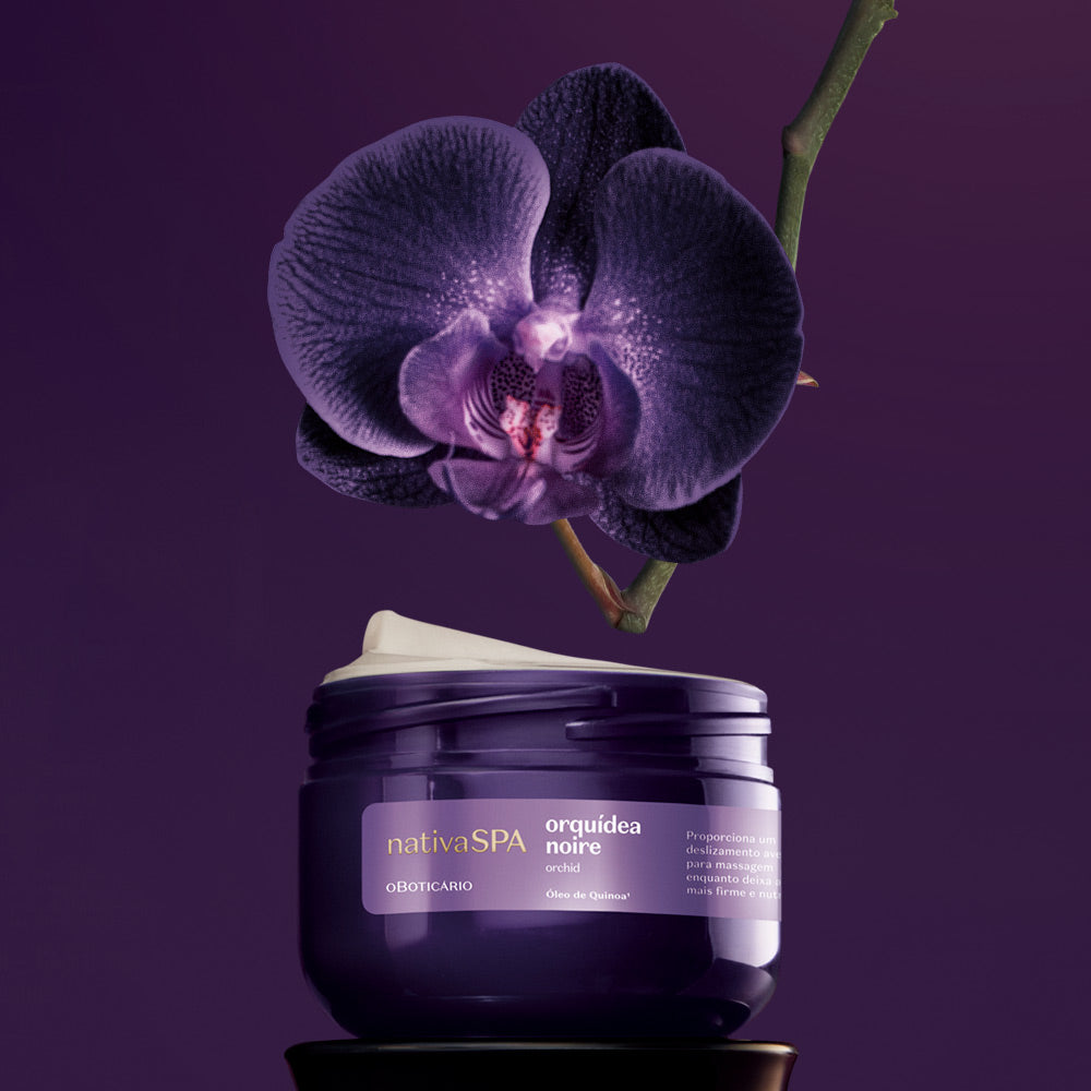 Creme de Massagem Nativa Spa Orquídea Noire, 200g