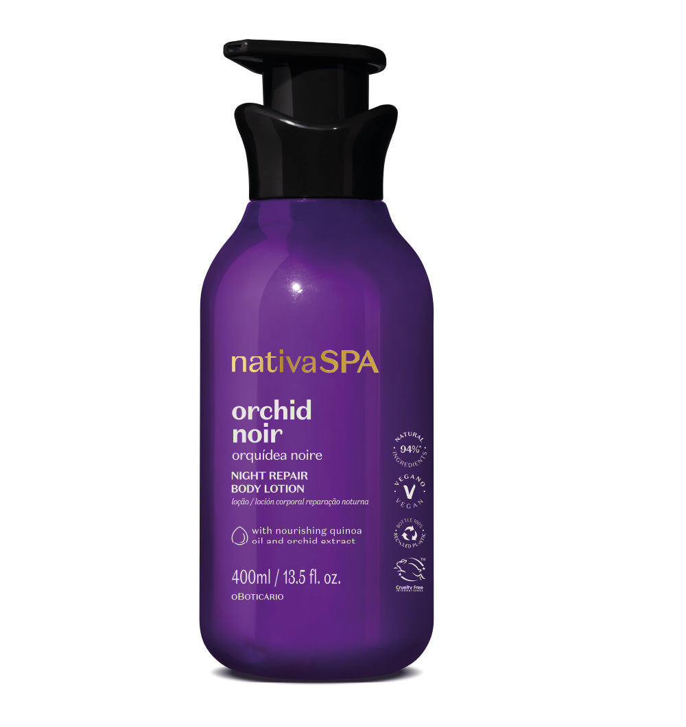 Loção Corporal Nativa Spa Orquídea Noire, 400ml