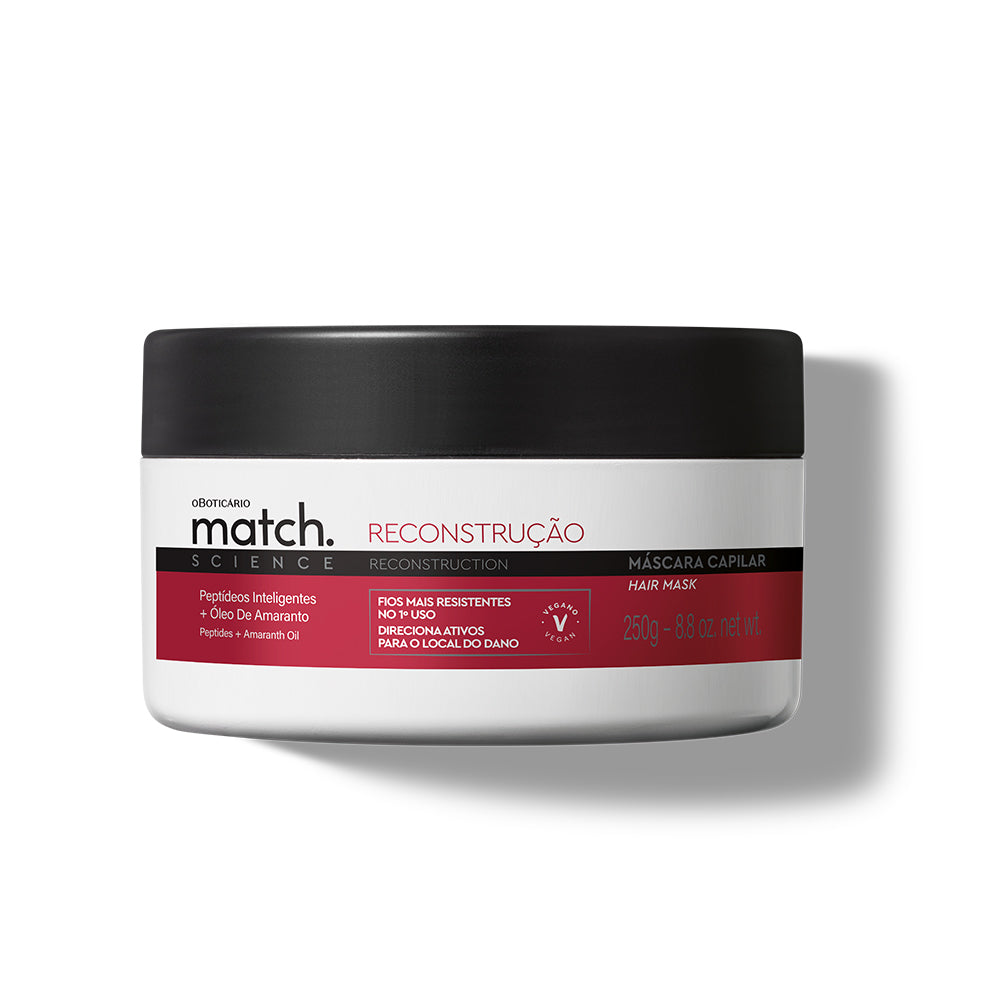 Máscara Capilar Match Science Reconstrução, 250g