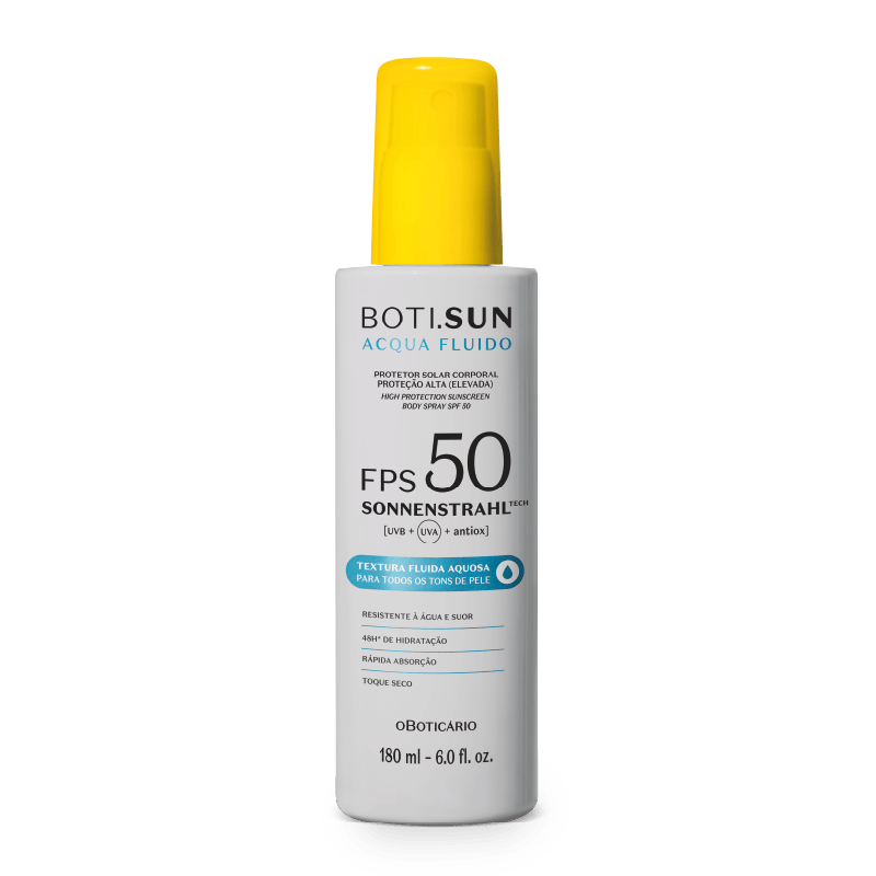 Boti.Sun Protetor Solar Corporal Spray Acqua Fluido FPS50