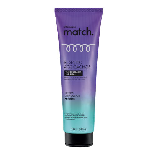 Creme Modelador Match Respeito aos Cachos, 290ml