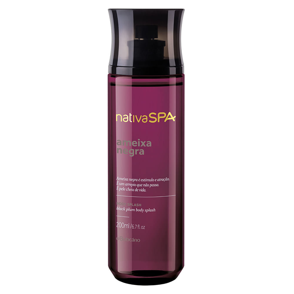 Body Splash Nativa Spa Ameixa Negra, 200ml