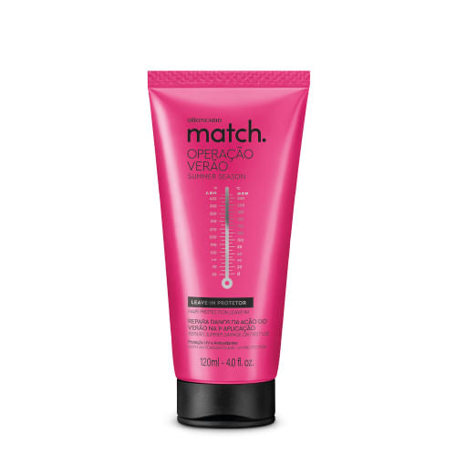 Creme de Pentear Leave-In Protetor Match Operação Verão, 120ml