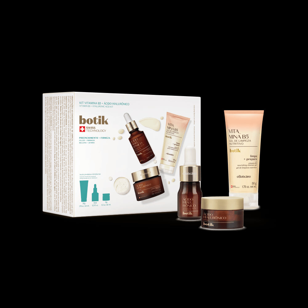 Coffret Skincare Botik: Ácido Hialurônico + Vitamina B5