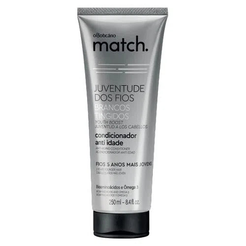 Condicionador Anti-Idade Brancos Pintados Match Juventude dos Fios, 250ml