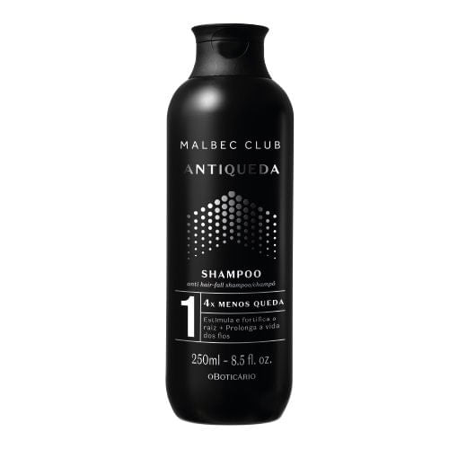 Shampoo Antiqueda Malbec Club 250ml