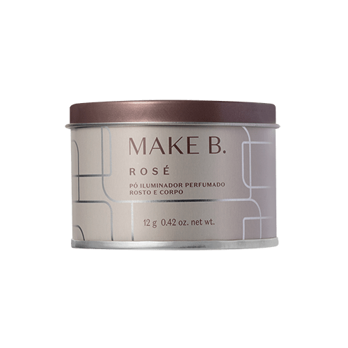 Pó Iluminador Multifuncional Rosé Make B., 12g