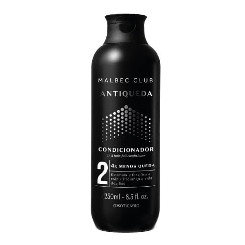 Condicionador Antiqueda Malbec Club, 250ml