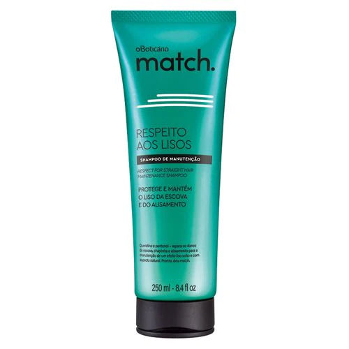 Shampoo Match Respeito aos Lisos, 250ml