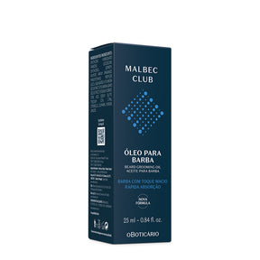 Óleo para Barba Malbec Club, 25ml