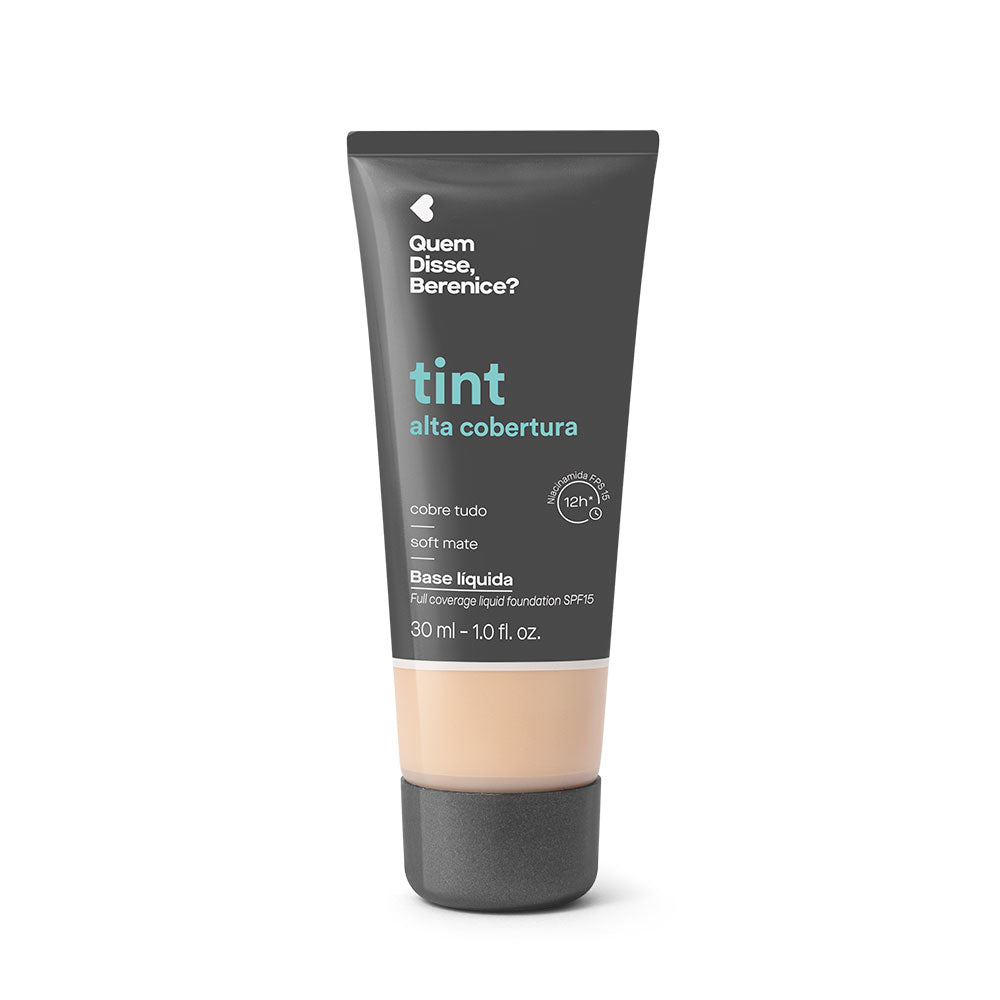Base Líquida Alta Cobertura, 30ml