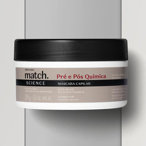 Máscara Capilar Match Science Pré e Pós-Química, 250g