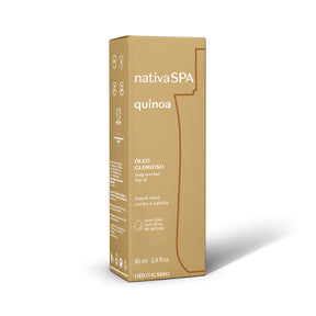 Óleo Glorioso para Corpo e Cabelo Nativa SPA Quinoa, 85ml