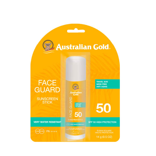 Protetor Solar Facial FPS 50 em stick Australian Gold 14g