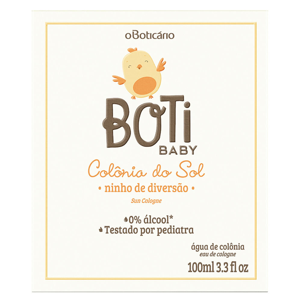 Boti Baby Colónia Do Sol, 100ml