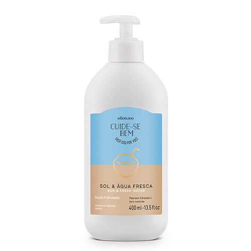 Loção Hidratante Corporal Cuide-Se Bem Sol e Água Fresca, 400ml