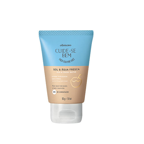 Creme de Mãos Cuide-Se Bem Sol e Água Fresca, 50g