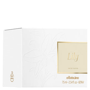 Muito feminino e criado a partir de ingredientes exclusivos, de forma natural e artesanal, Lily traz para os nossos dias a raridade e delicadeza de um perfume único, de extrema riqueza e sofisticação.