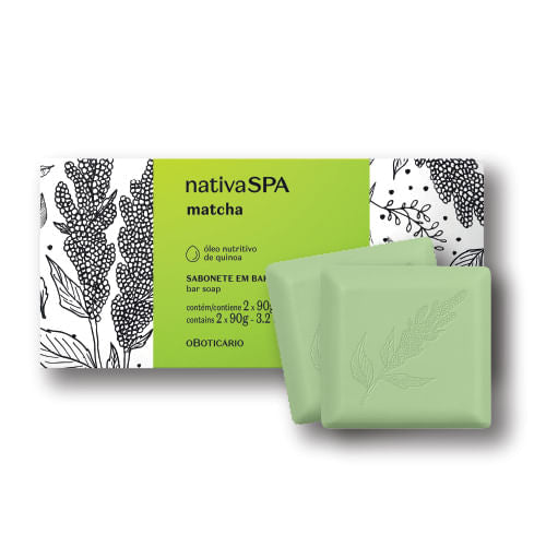 Sabonete em Barra Nativa Spa Matcha 2x90g