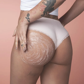 Creme Esfoliante Cuide-se Bem Bumbum de Pêssego, 230g